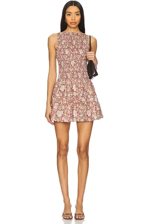 FAITHFULL THE BRAND Noa Mini Dress in - Pink. Size L (also in M).