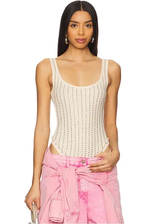 The Attico Bodysuit in - Beige. Size 38 (also in 42, 44).