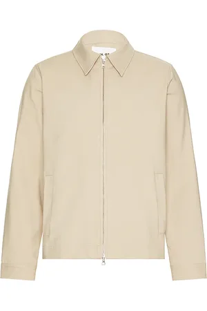 NN.07 Ivan Zip Overshirt in - Cream. Size S (also in XL/1X).