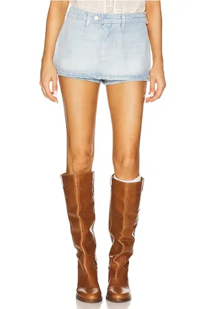 Free People Galivanting Skort in - Blue. Size 25 (also in 26, 28, 30).