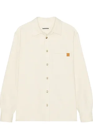 DARKPARK Serge Japanese Long Sleeve Shirt in - Cream. Size L (also in M, S, XL/1X).