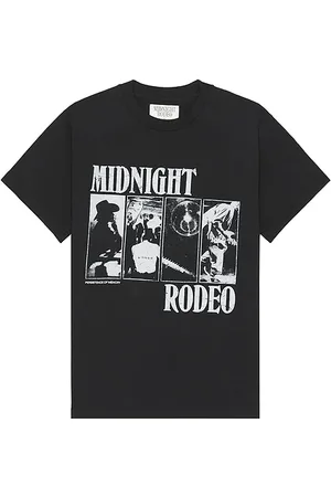 Midnight MR Live Tee in - Black. Size L (also in M, S).