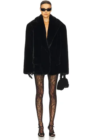 Helsa The Oslo Faux Fur Coat in - . Size L (also in M, S, XL, XS, XXS).