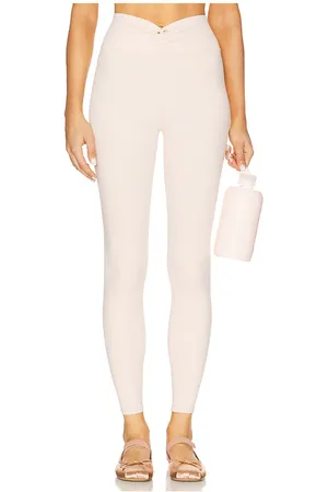 WeWoreWhat Ruched V Legging in - Pink. Size L (also in M, S, XL, XS).