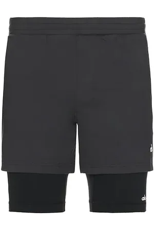 alo Conquer React 2 in 1 Performance Short in - Grey. Size L (also in XL/1X).