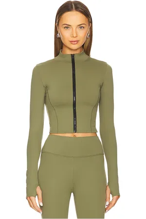 WeWoreWhat Cropped Active Zip-up in - . Size L (also in S, XL, XS).