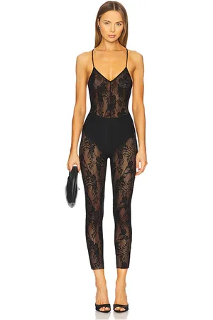 Norma Kamali Low Back Fara Slip Catsuit in - . Size S (also in XS).