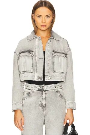 IRO Alessio Jacket in - Grey. Size 34/2 (also in 36/4, 38/6).