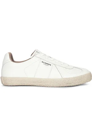 AllSaints Jaimee Lthr Low Top in - White. Size 10 (also in 11, 12, 13, 8, 9).