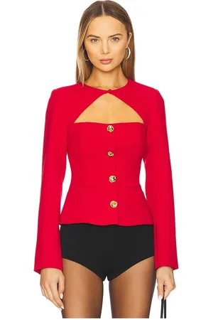 CAMI X REVOLVE Zaynab Blazer in - Red. Size 0 (also in 00, 2, 4, 6, 8).