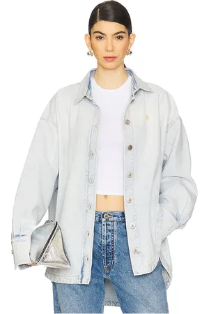 The Attico Blouson Top in - Blue. Size 36 (also in 38, 40, 42, 44).
