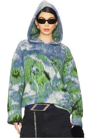 The Attico Sweater in - Blue,Green. Size 36 (also in 38, 40, 42, 44).