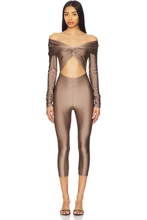 The Andamane Kendall Capri Jumpsuit in - Brown. Size 42/M (also in 38/XS, 44/L).