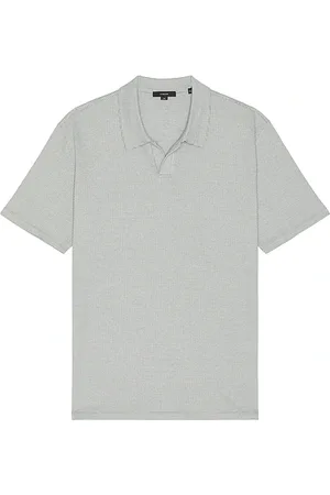 Vince Short Sleeve Johnny Polo in - Green. Size L (also in S, XL/1X).