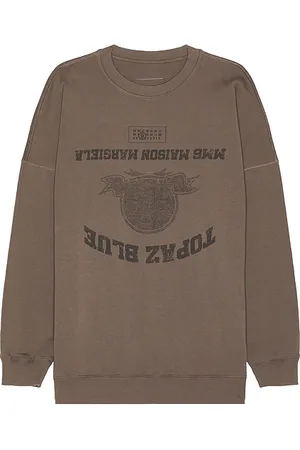 Maison Margiela Crew Neck Sweatshirt in - Taupe. Size L (also in XL/1X).