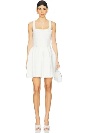 Simkhai Elektra Mini Dress in - White. Size L (also in M, S, XS).