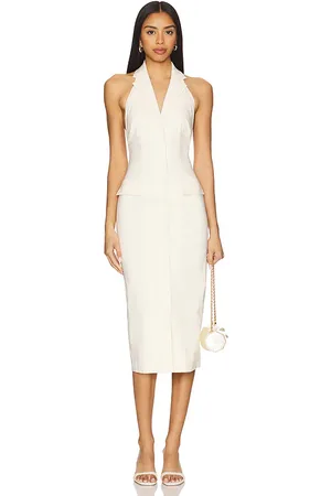 STONE_COLD_FOX X REVOLVE Chelsea Midi Dress in - White. Size L (also in M, S, XL, XS, XXS).