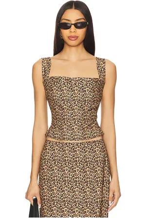 Miaou Imogene Corset in - Brown. Size L (also in M, S, XL, XS, XXS).