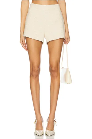 ASTR Rivka Shorts in - Beige. Size L (also in S, XL).