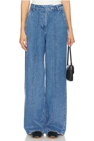 REMAIN Cocoon Denim Pants in - Blue. Size 32 (also in 34, 36, 38).