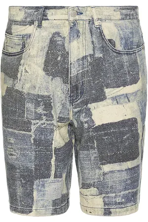 Pleasures Boro Baggy Jorts in - Blue. Size 34 (also in 32, 36).