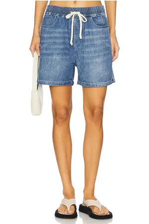 LnA Presley Longline Short in - Blue. Size L (also in M, S, XS).