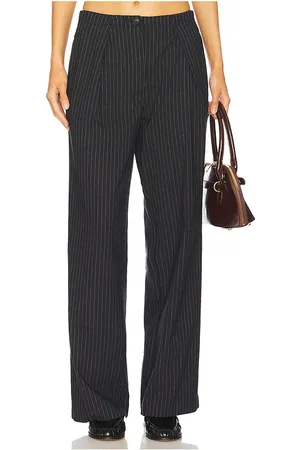 Free People X REVOLVE Tyler Trouser in - Black. Size L (also in M, S, XL, XS).