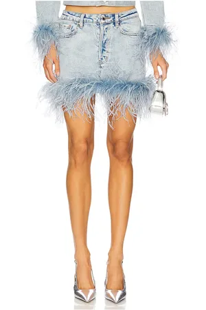 Retrofete Elvie Skirt in - Blue. Size 23 (also in 27).