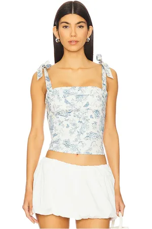 MAJORELLE Carmella Top in - Ivory. Size M (also in S).