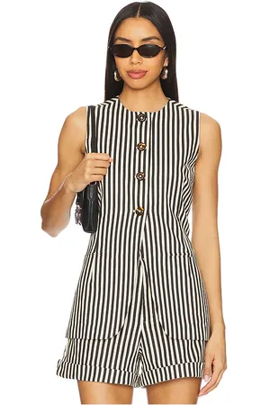 SIMON MILLER Del Mar Linen Vest in - Black. Size 10 (also in 12, 2, 8).