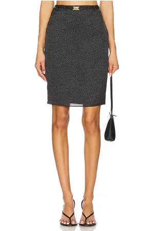 ALEXIS Giotto Skirt in - Black. Size L (also in M, S, XS).