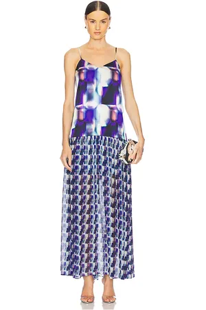 MISA Pauline Dress in - Royal,Blue. Size L (also in M, S, XS, XXS).