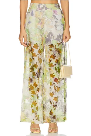 MISA Pia Pant in - Green. Size L (also in M, S, XL, XS).