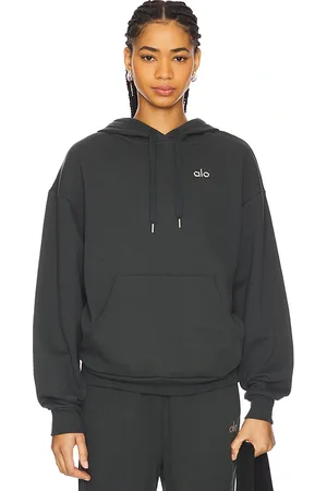 alo Accolade Hoodie in - Charcoal,Dark Green. Size L (also in M, S, XS).