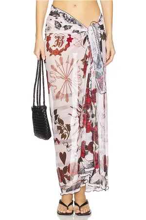 Agua Bendita Marine Sarong in - Ivory. Size all.