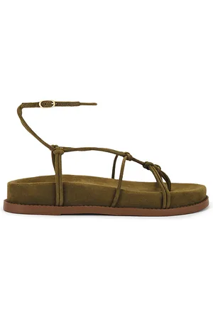 Schutz Calabria Mid Sandal in - Olive. Size 10 (also in 7.5, 8, 8.5).