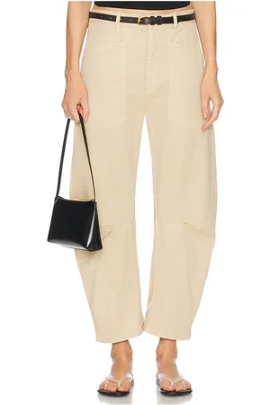NILI LOTAN Shon Pant in - Beige. Size 6 (also in 8).