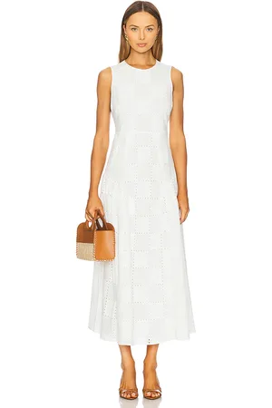 Ivy & Oak Marca Rose Maxi Dress in - White. Size 32 (also in 36, 40).