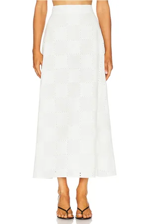 Ivy & Oak Samantha Maxi Skirt in - White. Size 34 (also in 36, 38, 40).