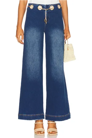 Cult Gaia Sydney Pant in - Blue. Size 24 (also in 25, 26, 30).
