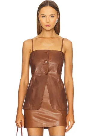 LaMarque Milana Top in - Brown. Size L (also in M, S, XS).