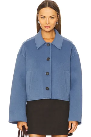 Ivy & Oak Jaia Single Breasted Jacket in - Blue. Size L (also in M, S, XL).