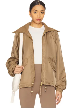 Varley Morven Blouson Jacket in - Taupe. Size L (also in M).
