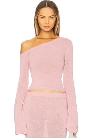 SER.O.YA Alivia Knit Top in - Blush. Size M (also in S, XL, XS).
