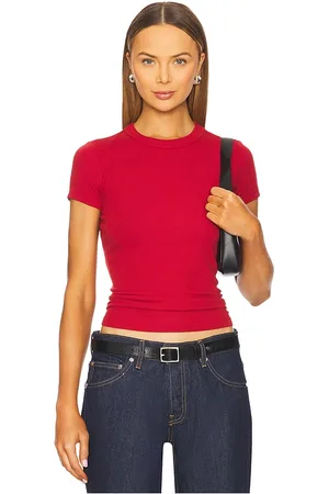 Cotton Citizen Verona Tee in - Red. Size L (also in M, S, XS).