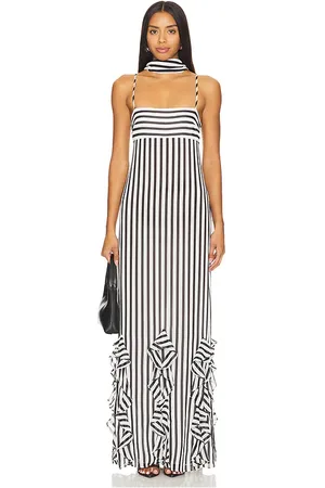 House of Harlow X REVOLVE Nieve Maxi Dress in - Black, White. Size M (also in S).