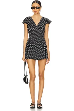 Frankies Bikinis Lucy Dress in - Black. Size M (also in S).