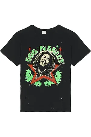Madeworn Bob Marley T-Shirt in - Black. Size L (also in M, S, XL/1X).