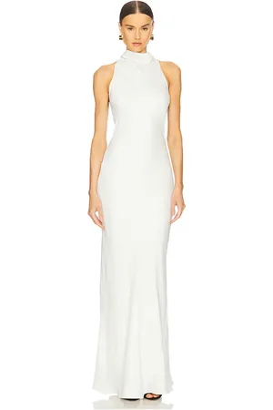ROTATE Lace Maxi Dress in - White. Size 34 (also in 38).