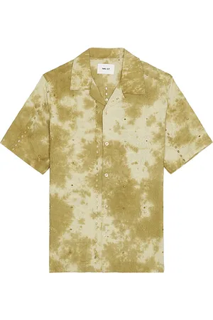 NN.07 Julio Shirt in - Green. Size L (also in M, S, XL/1X).